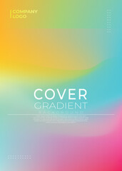 Obraz premium Vector Modern Abstract Gradient Cover Collection for Background template