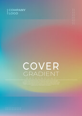 Fototapeta premium Vector Modern Abstract Gradient Cover Collection for Background template