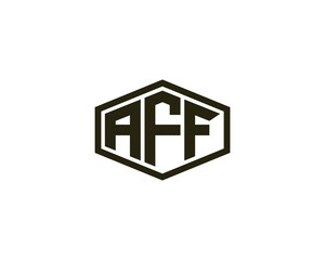 AFF LOGO DESIGN VECTOR TEMPLATE