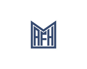 Fototapeta premium AFH LOGO DESIGN VECTOR TEMPLATE