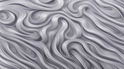 Abstract gray wavy background. 3d rendering, 3d illustration.