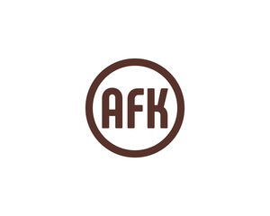 AFK LOGO DESIGN VECTOR TEMPLATE
