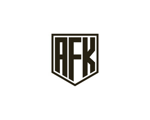 AFK LOGO DESIGN VECTOR TEMPLATE