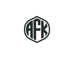 Fototapeta premium AFK LOGO DESIGN VECTOR TEMPLATE