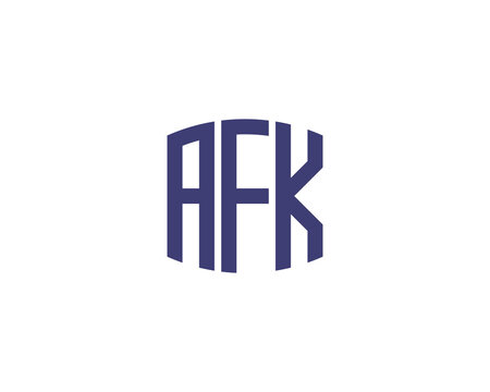 AFK LOGO DESIGN VECTOR TEMPLATE