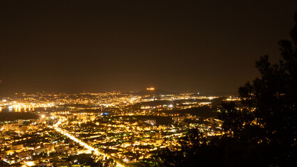 night view of the city