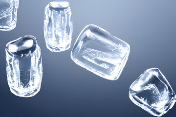 Obraz premium icy background. Generative AI