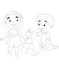 kids activities coloring page for kids 