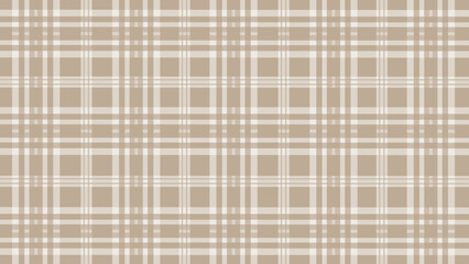 Brown and white plaid checkered pattern background