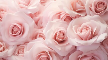 beauty blossom roses background illustration garden spring, summer love, romance delicate beauty blossom roses background