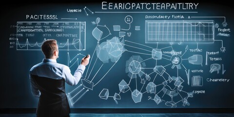 Efficiency, operational excellence concept. Productivity with excellence process. Industrial management in efficiency and efficient process. Lean cost and productivity growth. Continuous improvement