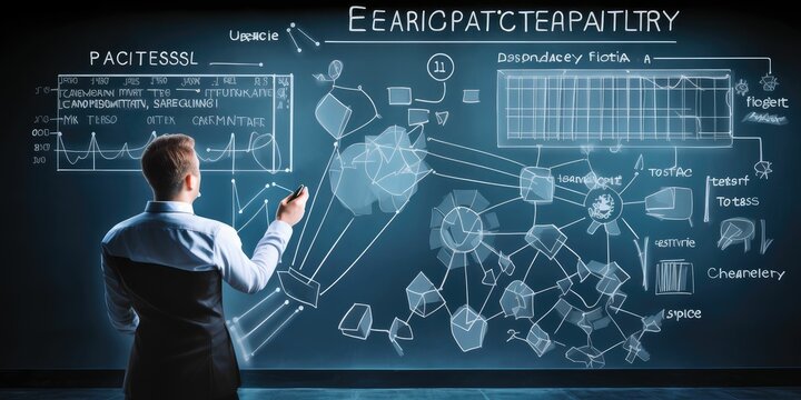 Efficiency, operational excellence concept. Productivity with excellence process. Industrial management in efficiency and efficient process. Lean cost and productivity growth. Continuous improvement