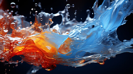 splash of water