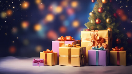 Gift box background, black friday sale, birthday, children's day, valentine's day and wedding gift background