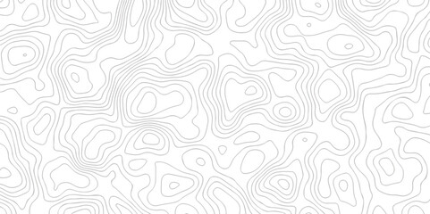 Abstract pattern with lines. Abstract sea map geographic contour map and topographic contours map background. Abstract white pattern topography vector background. Topographic line map background.