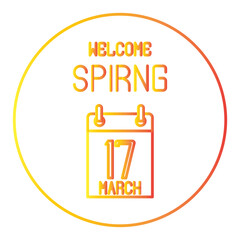 spring gradien icon