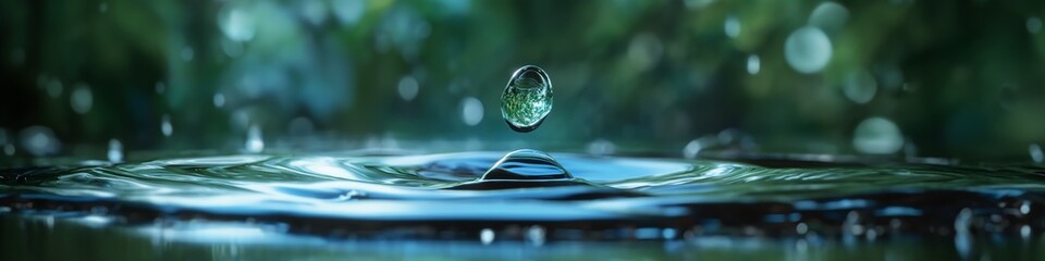 A simple collection of photos with water and water droplets. Useful when you need a clean background image. generative ai