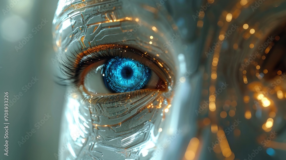 Poster artificial intelligence, abstract concept. generative ai.