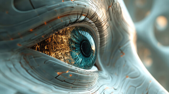 Artificial intelligence, Abstract concept. Generative AI.