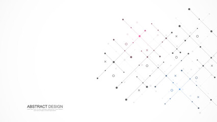 Creative idea of modern design with abstract geometric background. Minimalistic vector texture with polygonal pattern