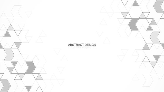 Creative idea of modern design with abstract geometric background. Minimalist vector texture with triangles pattern