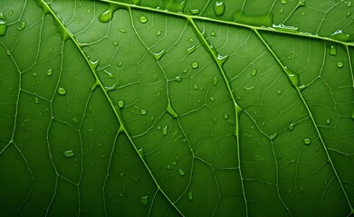 close up of leaf background generative ai