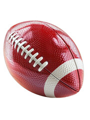 American Football Texture Isolated on Transparent or White Background, PNG