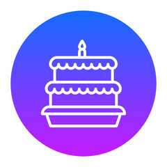 Birthday Cake Icon of Family Life iconset.