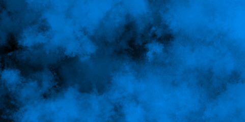 Abstract beautiful and soft cloudy light blue clouds. Blue smoke decorative and blurry and grunge blue paper texture. The abstract fog or smoke moves on black background cloud cloudscape atmosphere. - obrazy, fototapety, plakaty