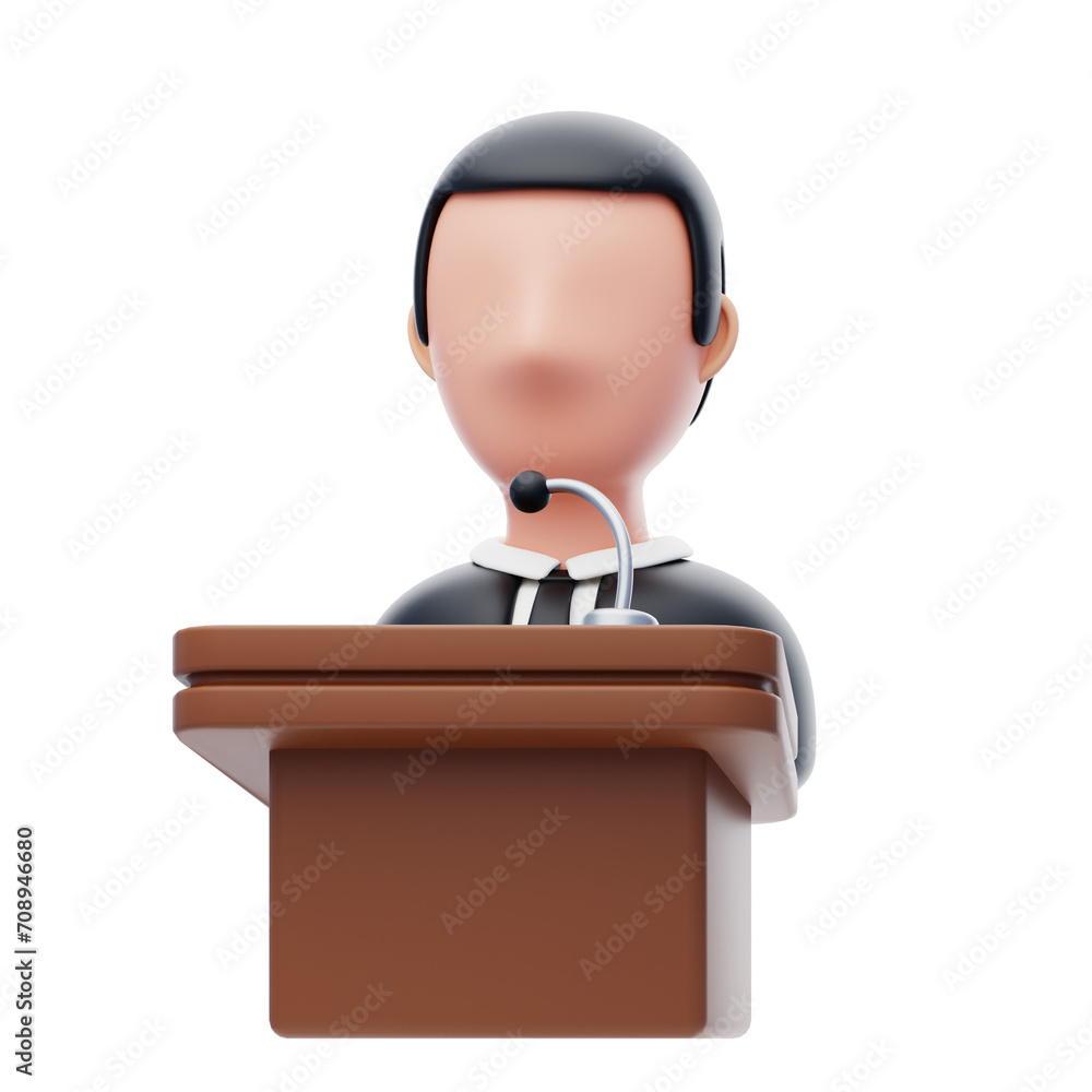 Poster 3d speech dynamics engaging audiences. 3d illustration, 3d element, 3d rendering. 3d visualization i