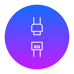 Fototapeta premium Seatbelt Icon of Protection and Security iconset.