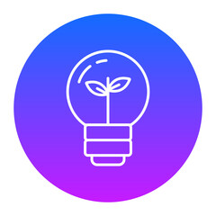 Ecologic Bulb Icon of Research and Science iconset.