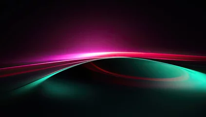 Foto op Canvas abstract background with RGB shining lights © jambulart