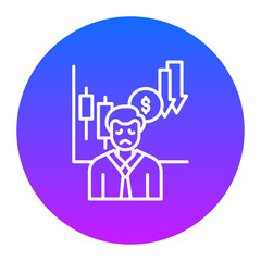 Businessman Sad Icon