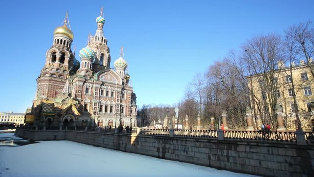 Church of the Saviour on Spilled Blood, St. Petersburg, Russia.