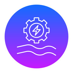Hydro Power Icon of Renewable Energy iconset.