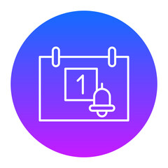 Fototapeta premium Reminder Icon of Restaurant iconset.