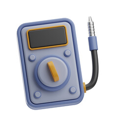 Engineering Object Multimeter 3D Illustration