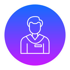 Staff Male Icon