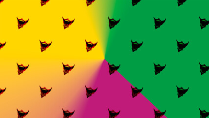 halloween seamless pattern