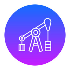 Oil Pump Icon of Petrol Industry iconset.