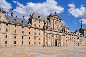 Fototapeta na wymiar El Escorial palace outside Madrid, Spain