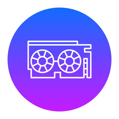 Graphics Card Icon of Computer and Hardware iconset.