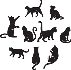 CAT LOGO,CAT VECTOR,CAT SILHOUETTE