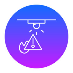 Fire Alarm Icon of Smart City iconset.