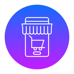 Ecommerce Icon of Smart City iconset.