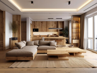 living room, house, furniture, wood, interior, 