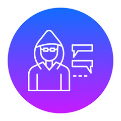 Chat Spyware Icon of Cyber Security iconset.