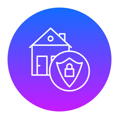 House Security Icon of Real Estate iconset.
