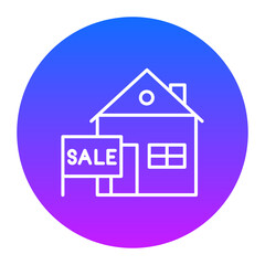 House for Sale Icon of Real Estate iconset.
